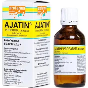 Dezinfekce Profarma Produkt Ajatin Profarma Tinktura kožní roztok bez rozprašovače
