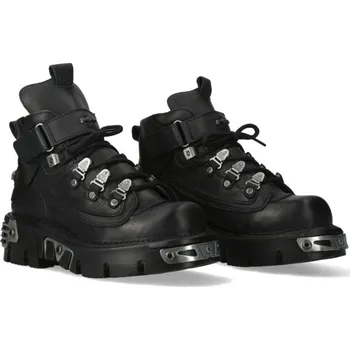 Pánská zimní obuv boty kožené dámské - 654-S1 - NEW ROCK - M.654-S1 - 39