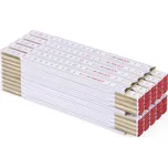 Metrie | Profi-10 skládací metr, bílý, 2 m | 10 ks