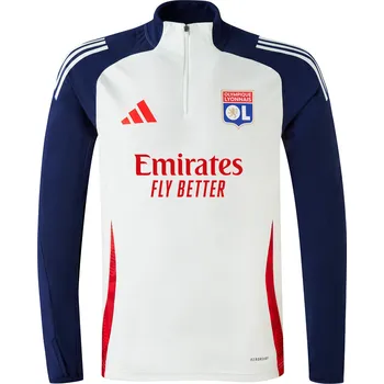 ADIDAS Tréninkový top Olympique Lyonnais Tiro 24 XS BÍLÁ|MODRÁ|ČERVENÁ