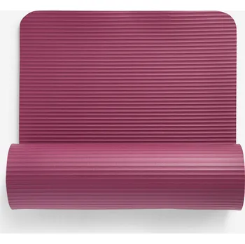 podložka na cvičení DOMYOS Podložka na pilates Comfort tloušťka 15 mm FIALOVÁ