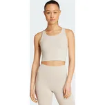 ADIDAS Podprsenka adidas All Me Medium Support Tank Top XS BÉŽOVÁ