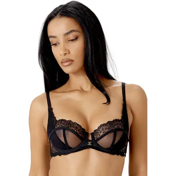 Dámská erotická podprsenka Podprsenka Gossard 21205 Barva: Černá, Velikost: 80G