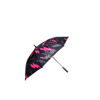 Deštník Deštník MUC-OFF BOLT UMBRELLA rozpětí 130 cm barva černá/růžová (automatické otevírání stisknutím tlačítka, měkká rukojeť )