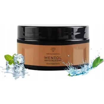 100% Mentol Krystalický Sauna Master Strong 100g VELKÉ KRYSTALY PŘÍRODNÍ
