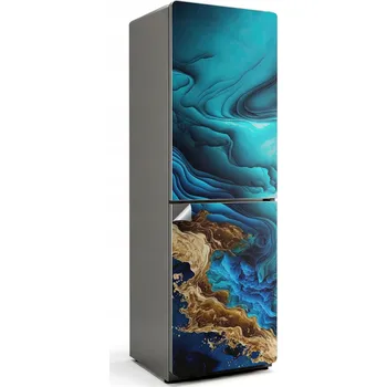 Fototapeta Samolepicí nálepka Bubble Free na ledničku Abstraktní vlny a struktury