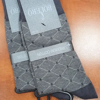 Pánské ponožky Bavlněné pánské ponožky - Barva Šedá, Velikost 40-42 BOL 006