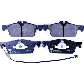 Brzdová destička Sada brzdových destiček, kotoučová brzda HELLA 8DB 355 015-711