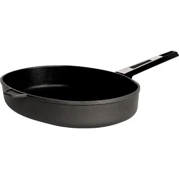 Pánev Titanová pánev na ryby 38x26/7 cm, ovál , indukční - SKK serie 7