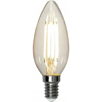 Žárovka LED žárovka E14 5,9W C35 CLEAR FILAMENT svíčka 3000K teplá bílá