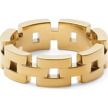 Prsten Daniel Wellington Stylový pozlacený prsten 3-Link DW0040099 62 mm + 2 měsíce na vrácení zboží