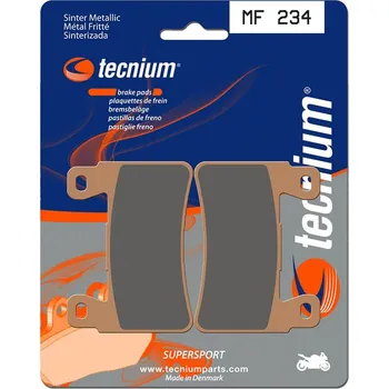 Nářadí na motocykly Brzdové destičky TECNIUM Street Performance Sintered Metal - MF234 MF234