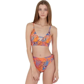 Dámské plavky Dámský vrchní díl plavek FUNDANGO SAHARA M Oranžová, Modrá