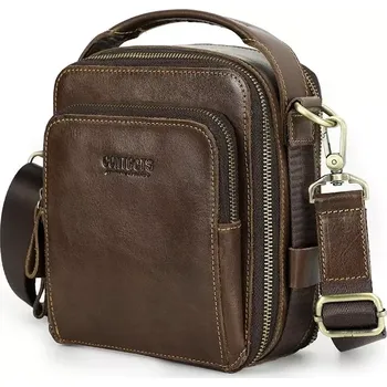 Contacts® pánská kožená taška Crazy horse Brooks 3L