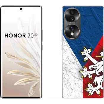 Vlajka Gelový kryt mmCase na Honor 70 - česká vlajka 1