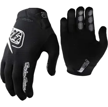 Cyklistické rukavice Dětské rukavice Troy Lee Designs Air mono - Black Velikost: S