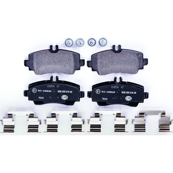 Brzdová destička Sada brzdových destiček, kotoučová brzda HELLA 8DB 355 018-281