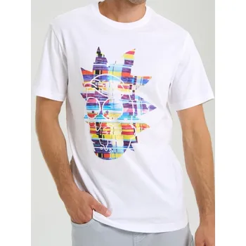 Pánské tričko Sinsay - Tričko s potiskem Rick and Morty - bílá - 520EY-00X - 520EY-00X-M