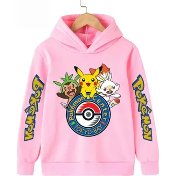 Chlapecký svetr Pokémon Dětská mikina POKÉMON, různé barvy - Tokyo Bay Barva: Růžová, Velikost: 150