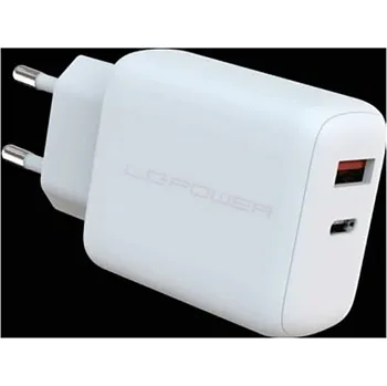 Mobilní telefon LC Power LC-GAN-45 USB nabíječka, GaN, Rychlonabíječka, USB Power Delivery (USB-PD) , 1x USB-C®, 1x USB A , 45 W, Power