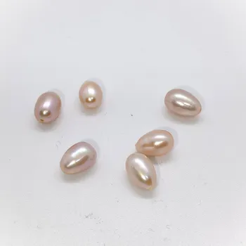 Dětské navlékací korálky Perla sladkovodní KAPKA přírodní světlá 5-5,5mm - Obsah balení 1 ks PP 151