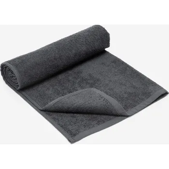 DOMYOS Bavlněný fitness ručník 90 x 50 cm ŠEDÁ