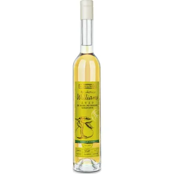 Pálenka Vizovická Slivovice Hruškovice Williams 2020 ze sudu po whisky GOLDCOCK 41,5% 0,5l