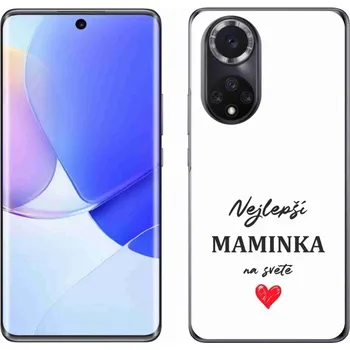 Pouzdro na mobilní telefon Gelový kryt mmCase na Honor 50 - nejlepší maminka 1 bílé pozadí