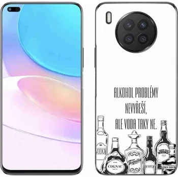 Pouzdro na mobilní telefon Gelový kryt mmCase na Honor 50 Lite - vtipný text bílé pozadí
