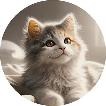 Jedlá dekorace na dort Jedlý papír kotě