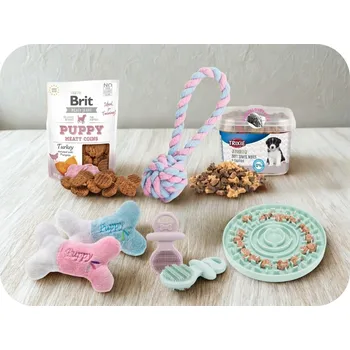 Hračka pro psa Trixie Výbava pro štěně - hračky, pamlsky, lízací podložka