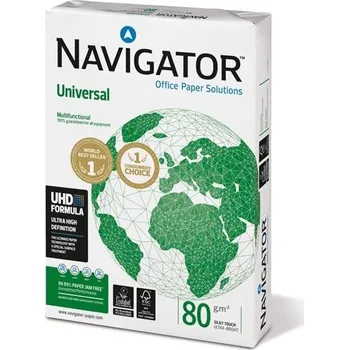 Papír pro tiskárny Kancelářský papír Navigator Universal A4 - 80 g/m2, CIE 169, 500 listů