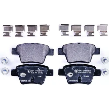 Brzdová destička Sada brzdových destiček, kotoučová brzda HELLA 8DB 355 011-821