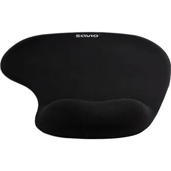 Myš Podložka pod myš - gelová, černá, SAVIO MP-01B