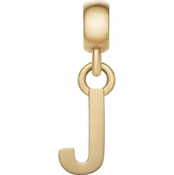 Módní doplněk Daniel Wellington Pozlacený přívěsek písmeno "J" Charms DW00400493 + 2 měsíce na vrácení zboží