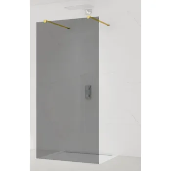 SAT Sprchová zástěna Walk-in 140 cm SAT v barvě profilu zlatá SATBWI140KSZAVZ SATBWI140KSZAVZ