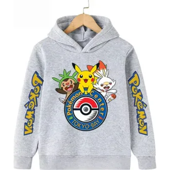Chlapecký svetr Pokémon Dětská mikina POKÉMON, různé barvy - Tokyo Bay Barva: Šedá, Velikost: 150