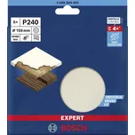 Bosch Accessories EXPERT M480 2608900695 brusná síť pro excentrickou brusku bez otvorů Zrnitost 240 (Ø) 150 mm 5 ks