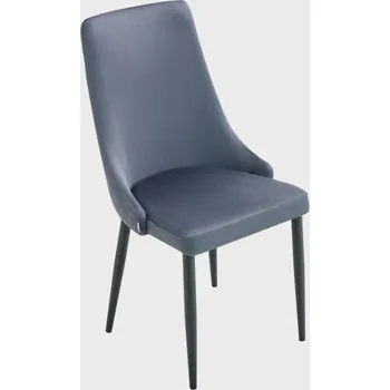 Jídelní židle Jídelní židle LOGAN sametová tmavě šedá 743849