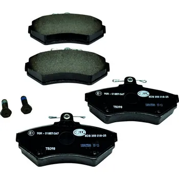 Brzdová destička Sada brzdových destiček, kotoučová brzda HELLA 8DB 355 018-251