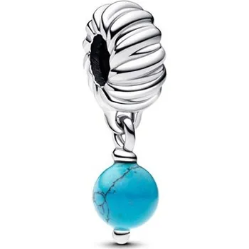 Přívěsek Visací přívěsek PANDORA Tyrkysová barva 793901C01