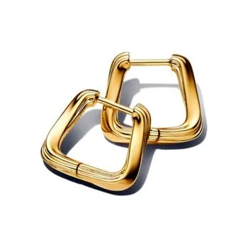 Náušnice Kruhové náušnice PANDORA Essence Zkroucený trojúhelník malý 263875C00