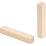 Metrie, Dřevěné kostky z buku, 105 x 17,5 x 17,5 mm, 75 ks