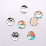 Preciosa Chessboard Circle 10mm Crystal nebo crystal AB - Barva Kamene Crystal AB SS Chessboard 10mm Crystal