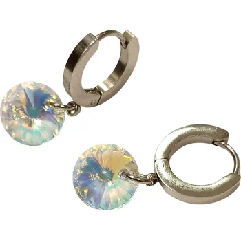 Souprava šperků Kroužkové náušnice s rivolkami Preciosa chirurgická ocel VL 419-1