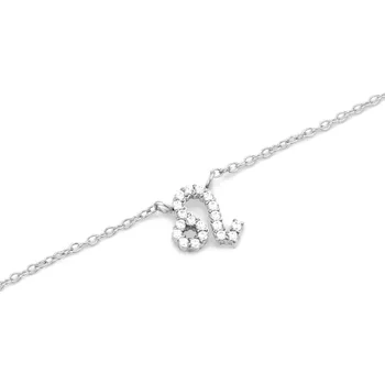 Náhrdelník Daniel Wellington Nadčasový ocelový náhrdelník znamení Lev Crystal Zodiac DW00400947 + 2 měsíce na vrácení zboží