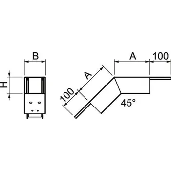 Bazénové osvětlení OBO Bettermann 7218106 ohyb 1 ks
