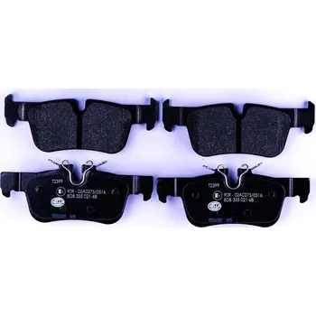 Brzdová destička Sada brzdových destiček, kotoučová brzda HELLA 8DB 355 021-681