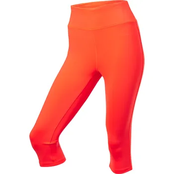 Dámské legíny CRIVIT Dámské funkční capri legíny, s kapsou na mobil (oranžová, S(36/38))