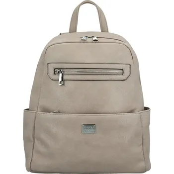 Trendy dámský koženkový kabelko-batoh Joppe, šedý